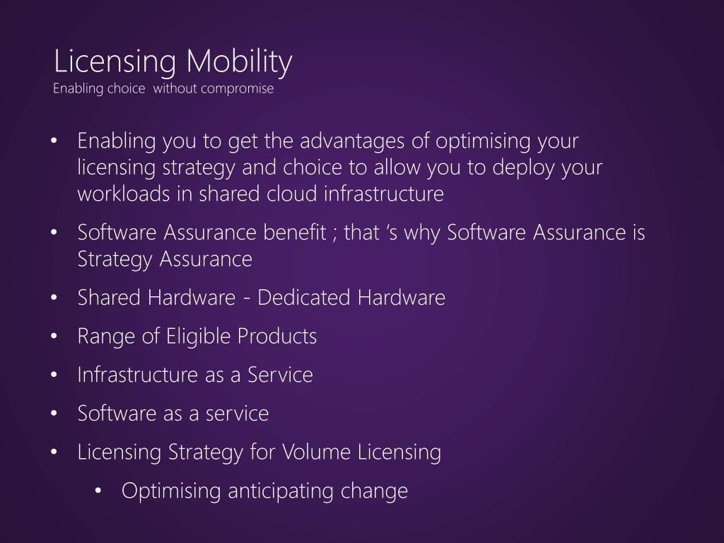 PPT Licensing Strategies Optimisation PowerPoint Presentation, free