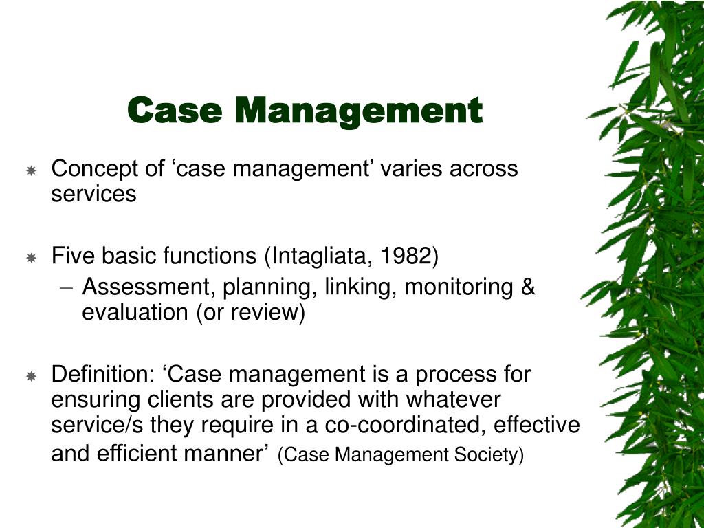 PPT Engaging Complex Clients in the Case Management Process PowerPoint Presentation ID883440