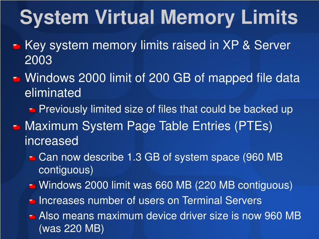 PPT ADM392 Windows® Server™ 2003 and Windows XP Kernel Changes