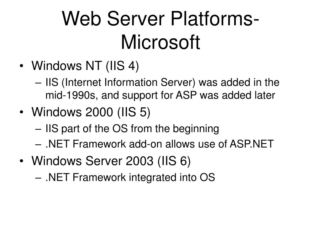 PPT Web Servers PowerPoint Presentation, free download ID894712