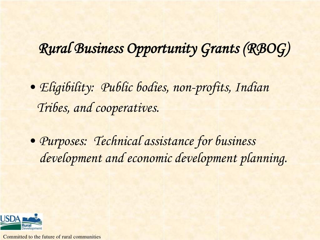 PPT Committed to the future of rural communities PowerPoint