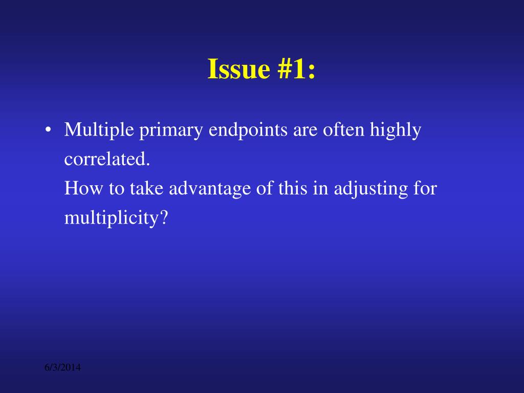 PPT On Some Statistical Considerations in Testing for Multiple