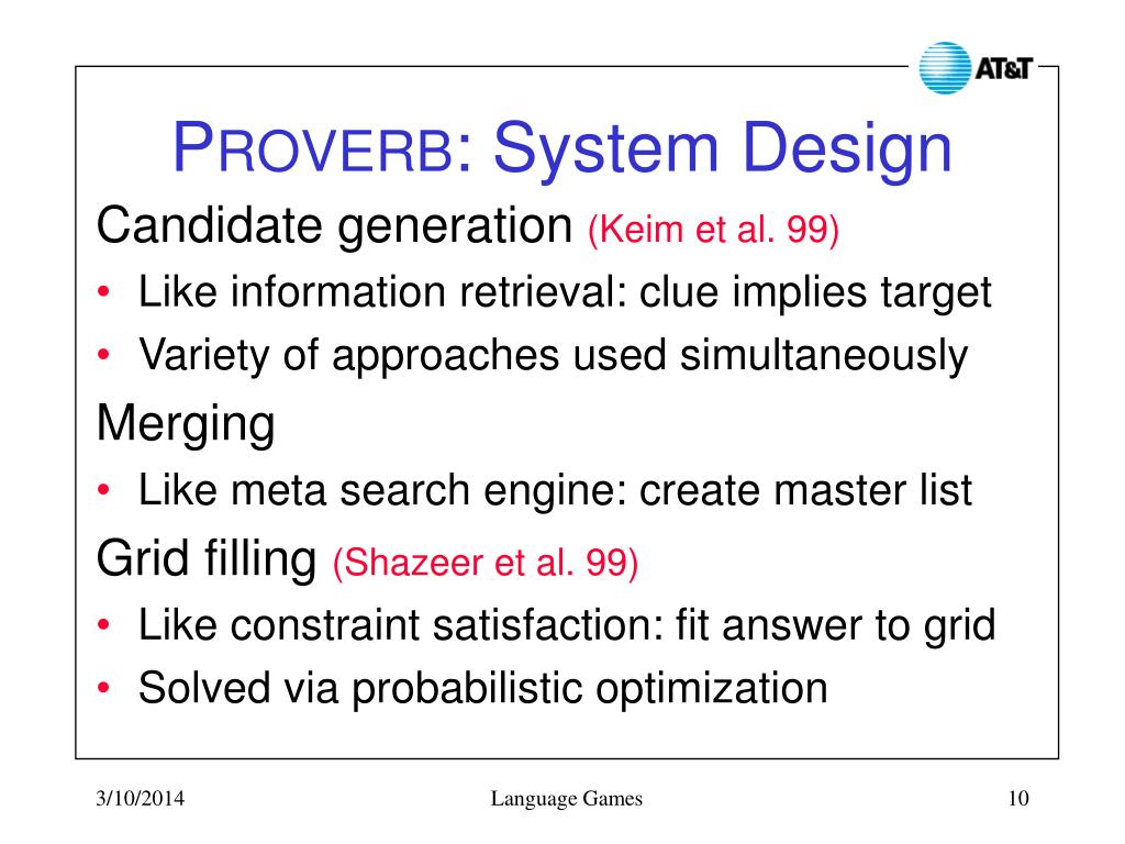 PPT Language Games and Other Meaningful Pursuits PowerPoint