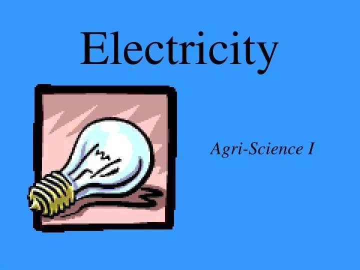 PPT Electricity PowerPoint Presentation, free download ID90629