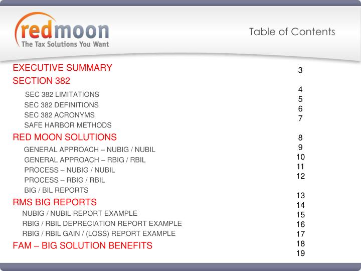 PPT Builtin Gain Solution Sec. 382 Limitation PowerPoint