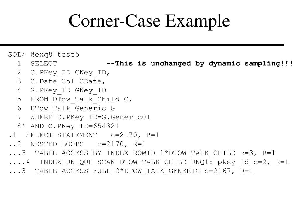PPT When Good Optimizers Make Bad Choices (Sometimes) PowerPoint