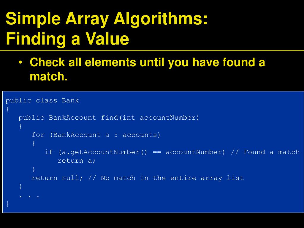 PPT Chapter 7 Arrays and Array Lists PowerPoint Presentation, free