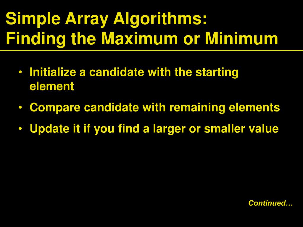 PPT Chapter 7 Arrays and Array Lists PowerPoint Presentation, free