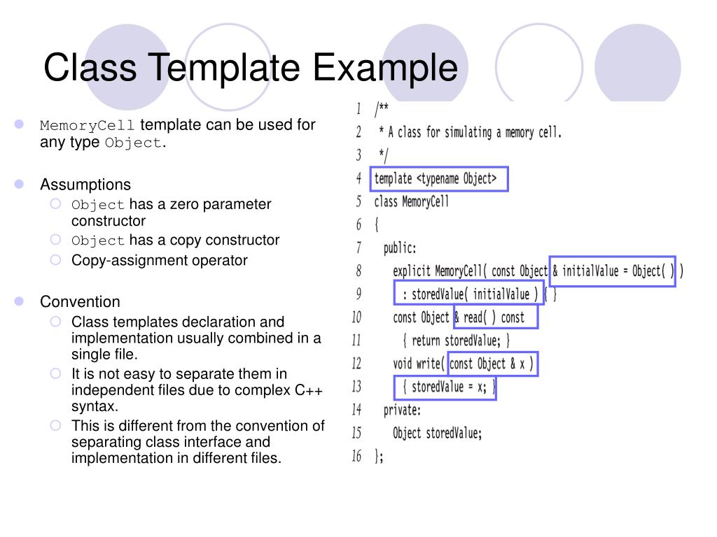 PPT Chapter 1 C++ Templates (Sections 1.6, 1.7) PowerPoint