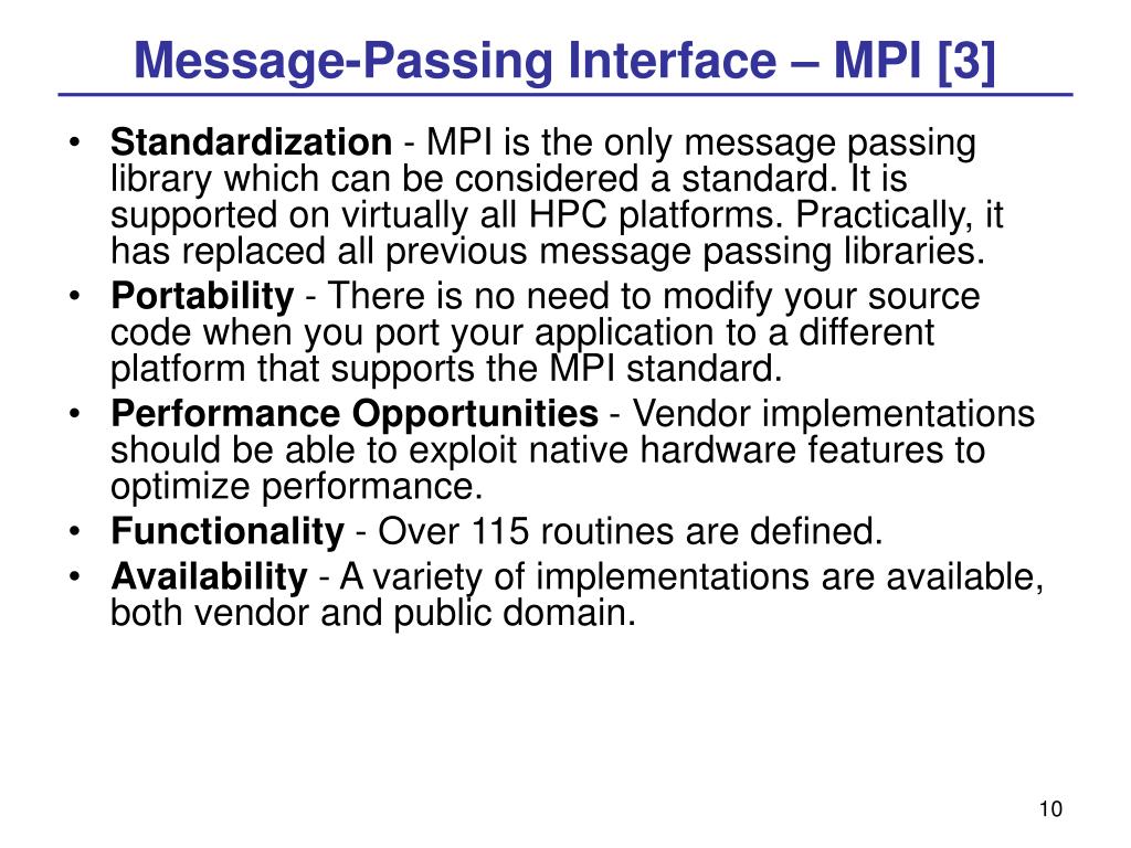 PPT Message Passing Models PowerPoint Presentation, free download