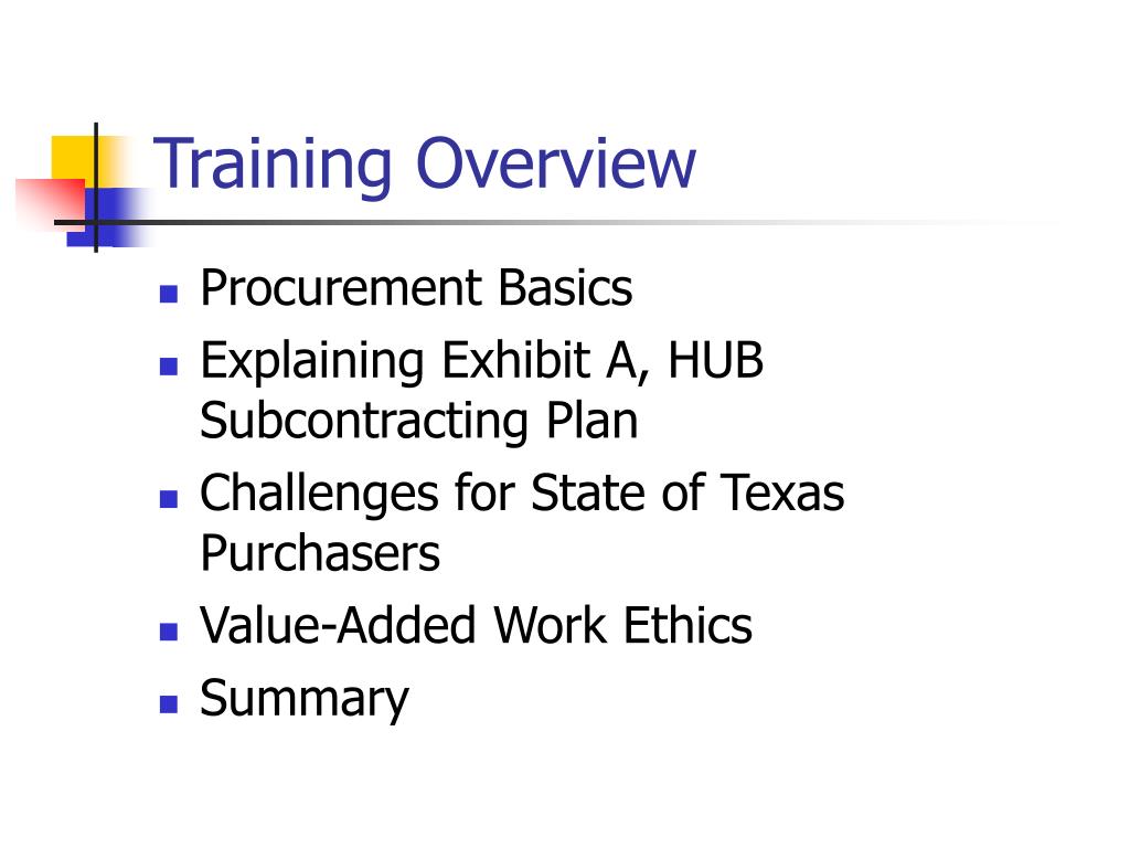 PPT State of Texas Procurement Overview PowerPoint Presentation, free