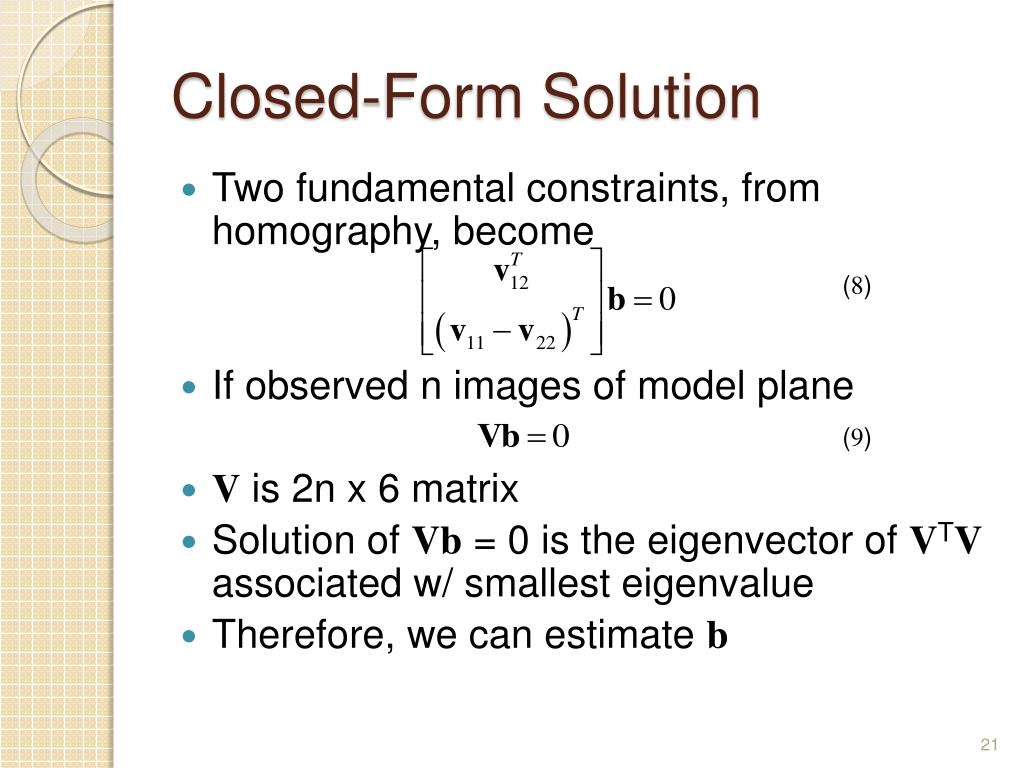 PPT A Flexible New Technique for Camera Calibration Zhengyou Zhang