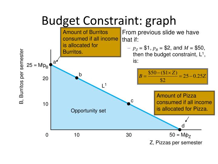 PPT Budget Constraints PowerPoint Presentation ID912224