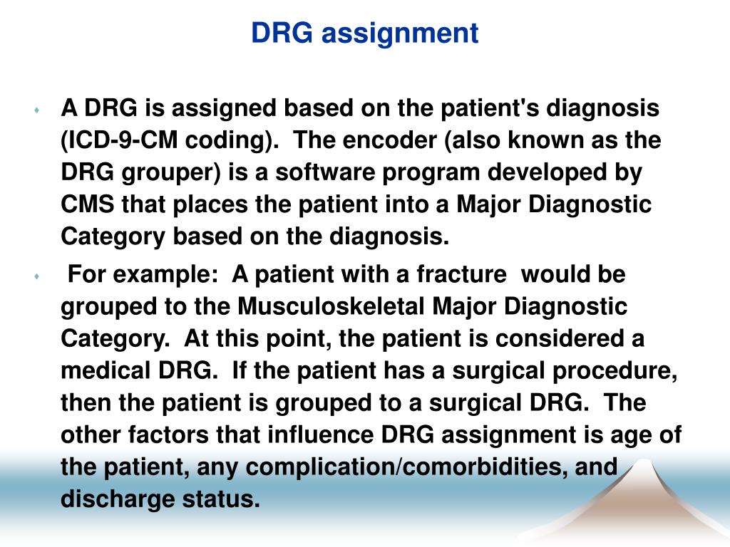 PPT Diagnosis Related Groups (DRGs) PowerPoint Presentation, free