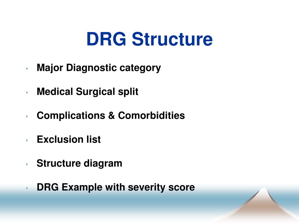 PPT Diagnosis Related Groups (DRGs) PowerPoint Presentation, free