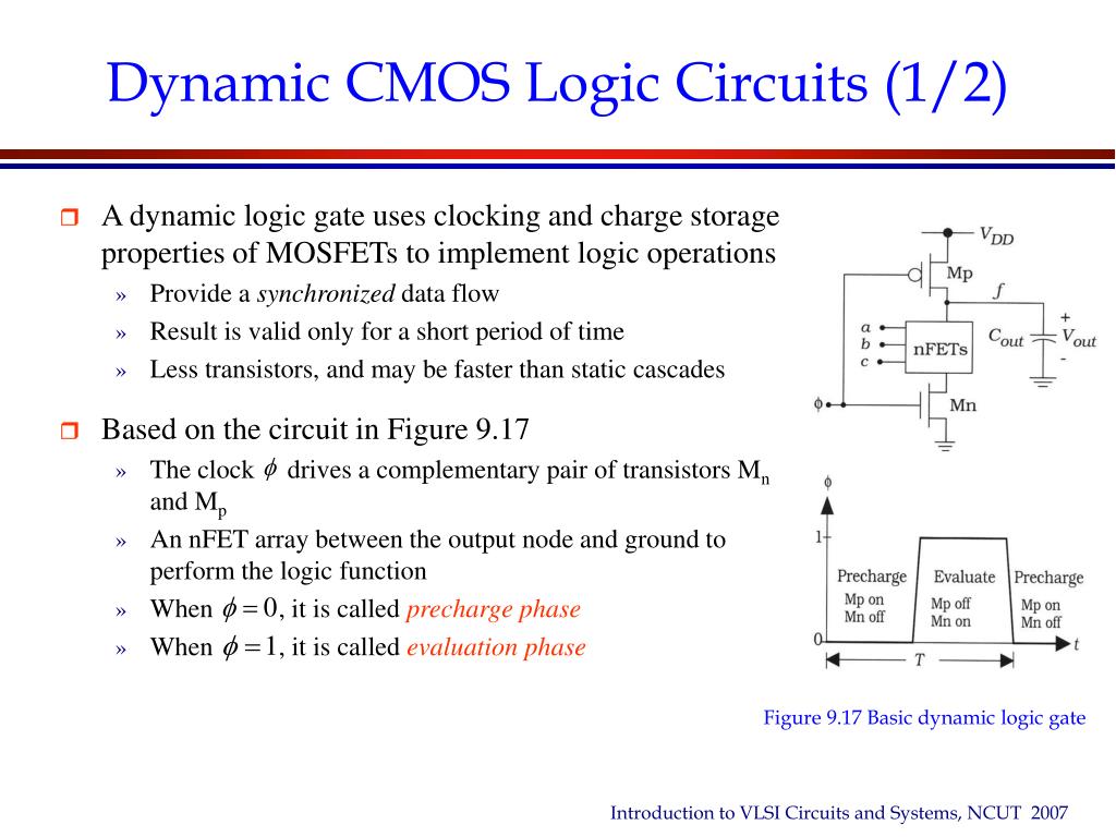 PPT Chapter 09 Advanced Techniques in CMOS Logic Circuits PowerPoint
