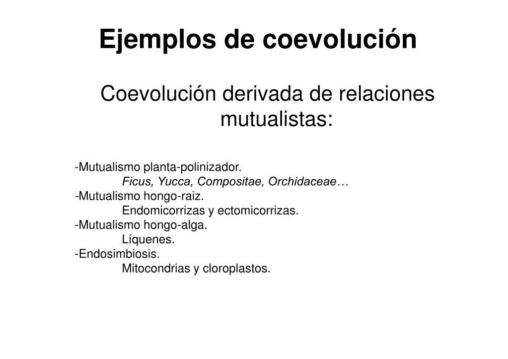 PPT Coevolución PowerPoint Presentation, free download ID916412
