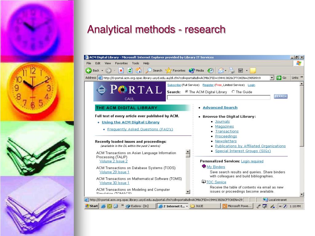 PPT Research methods information retrieval, evaluation and