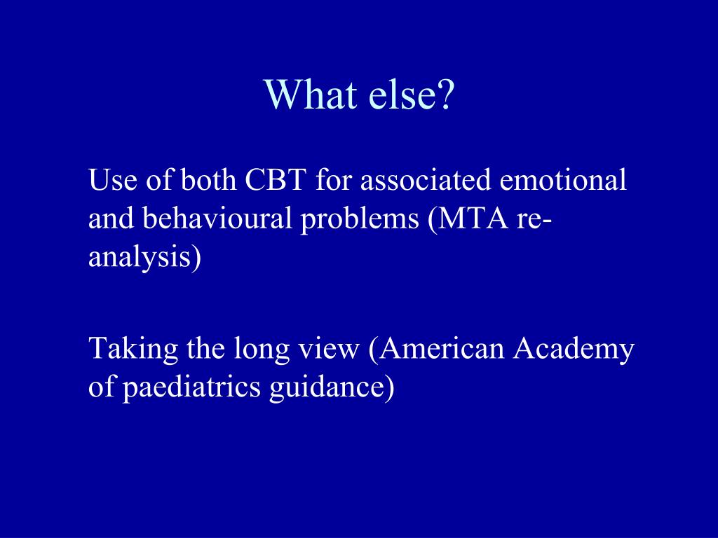PPT Multimodal Treatment of Hyperactivity Disorders PowerPoint