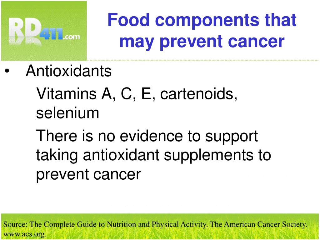 PPT Source The Complete Guide to Nutrition and Physical Activity