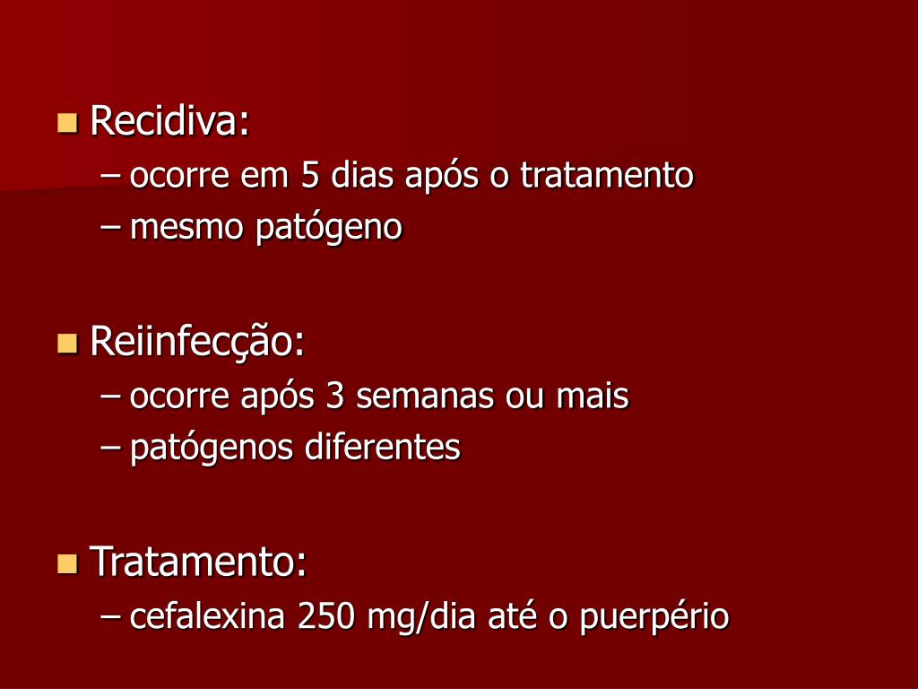 PPT Infecção do trato urinário na gestação PowerPoint Presentation