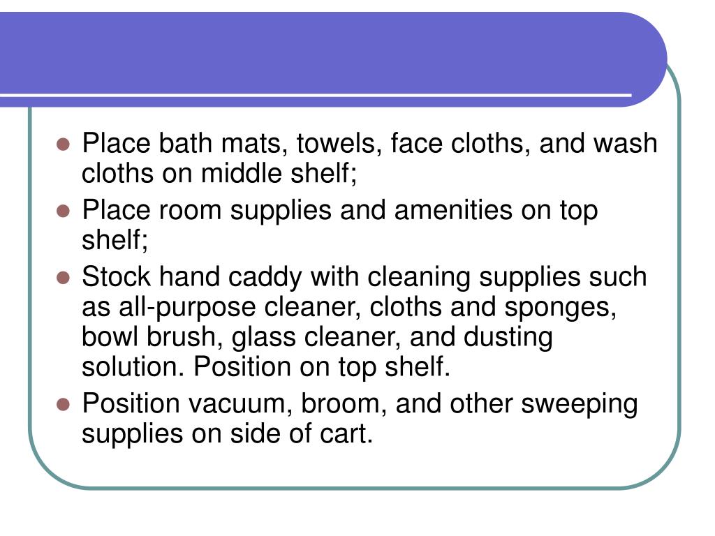 PPT GUESTROOM CLEANING PowerPoint Presentation, free download ID929157