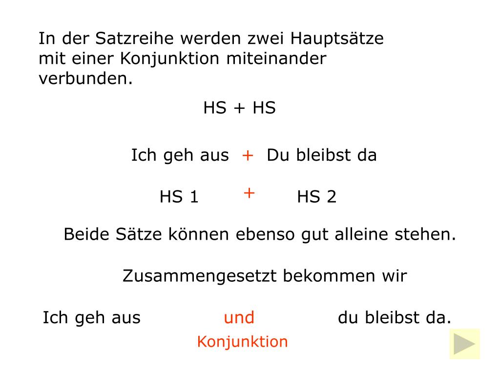 PPT Der Hauptsatz PowerPoint Presentation, free download ID932312
