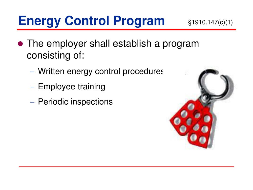 PPT Control of Hazardous Energy (Lockout/Tagout) PowerPoint