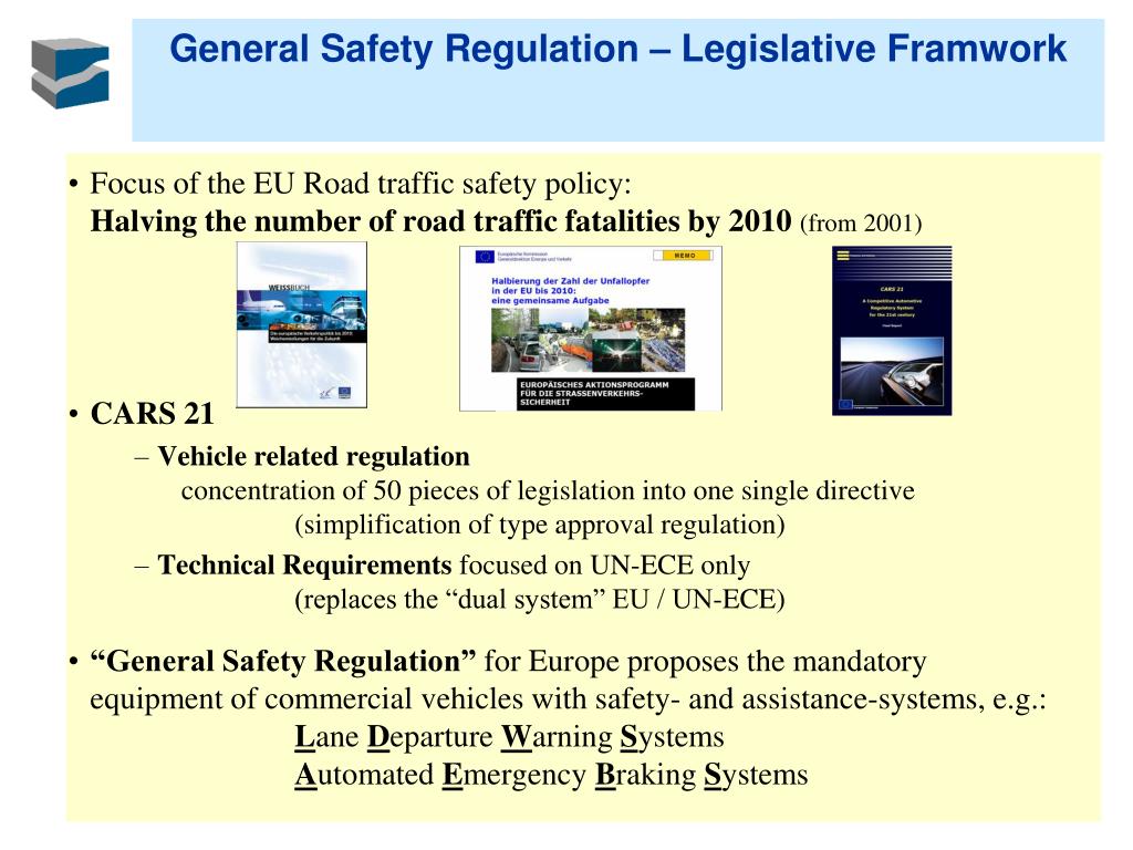 PPT General Safety Regulation ACEA discussion paper PowerPoint