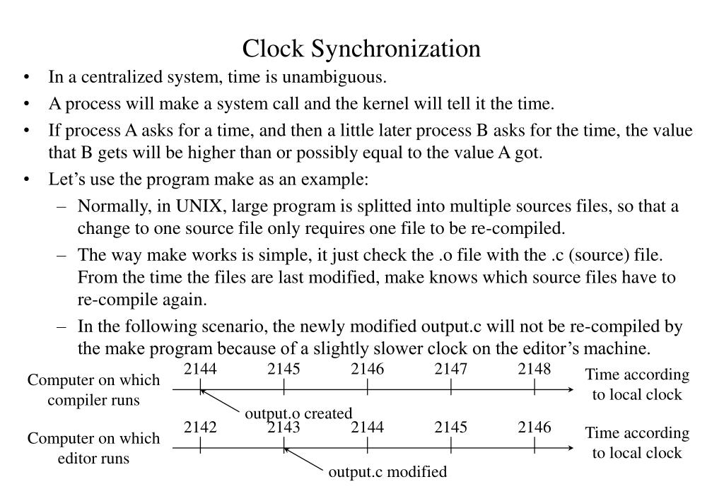 PPT Synchronization in Distributed Systems PowerPoint Presentation