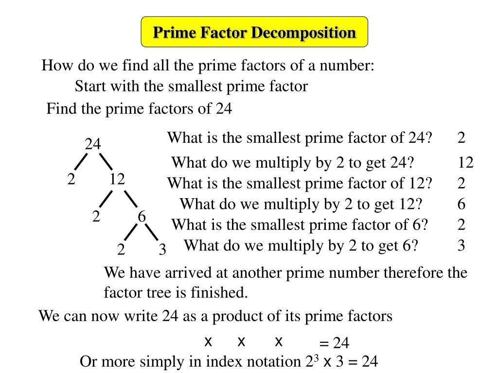 PPT Prime Factor PowerPoint Presentation, free download