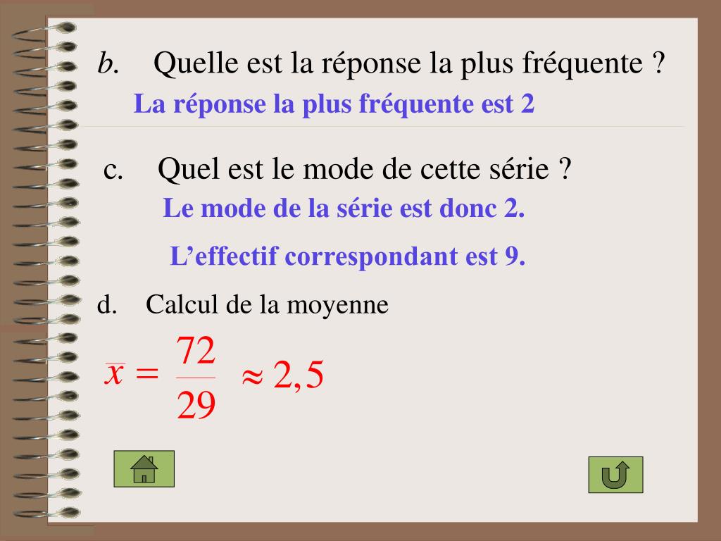 PPT Etudes statistiques à une variable PowerPoint Presentation, free
