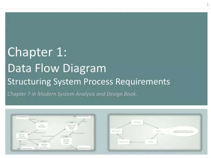 PPT - Chapter 1: Data Flow Diagram Structuring System Process