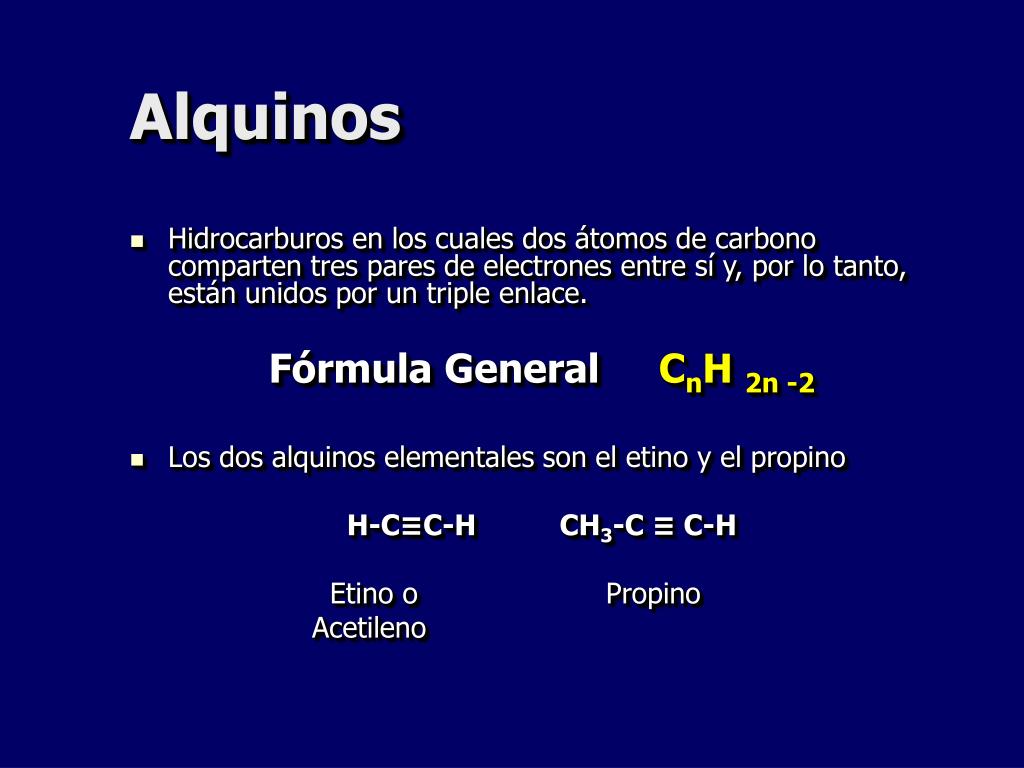 Que Son Los Alquinos Y Sus Caracteristicas Electronica