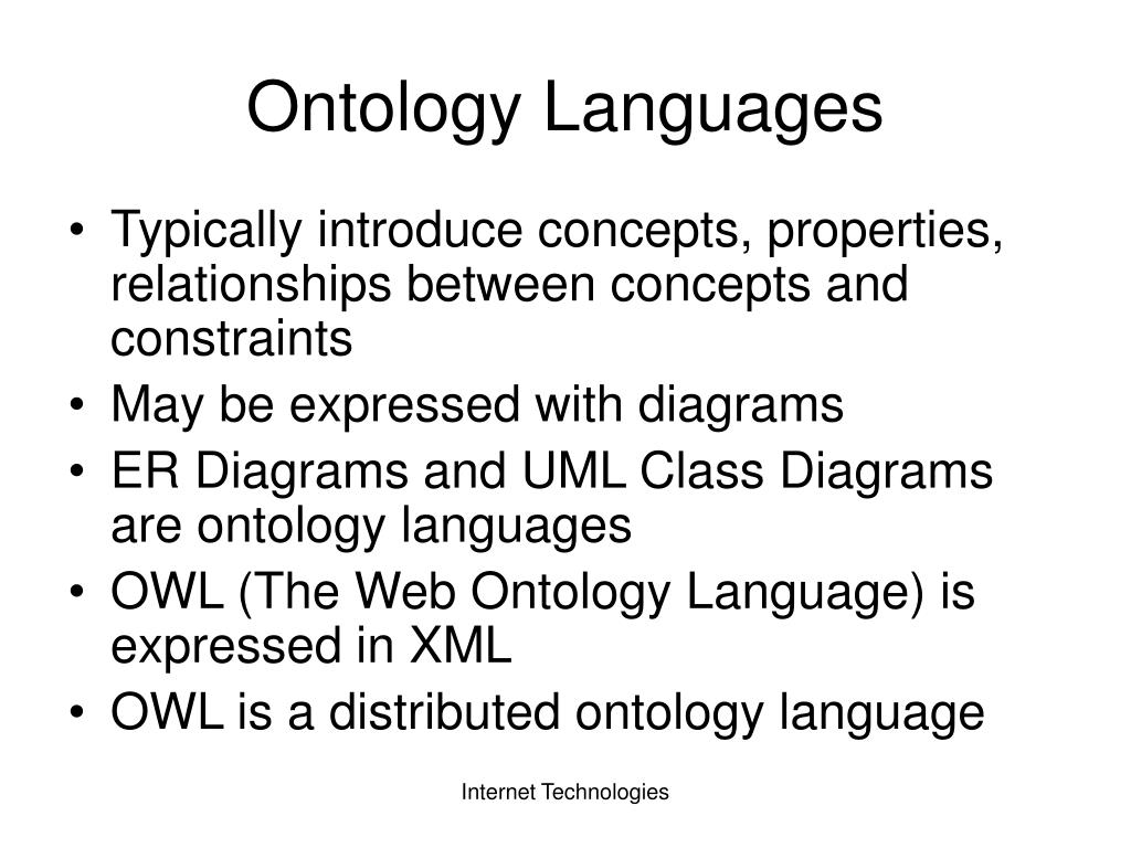 PPT An Introduction to Ontologies in OWL PowerPoint Presentation