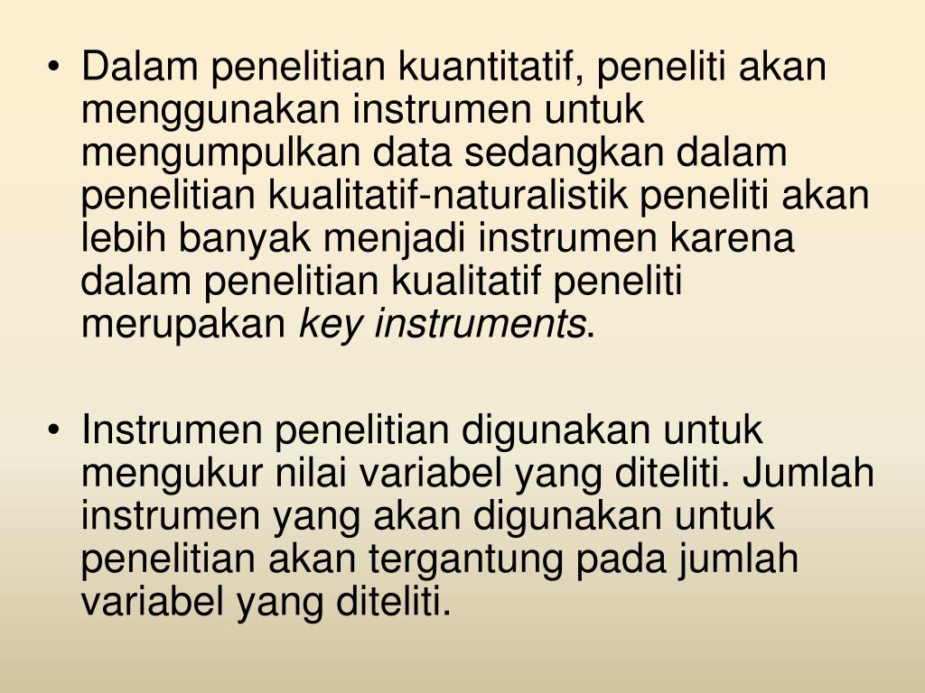 PPT SKALA PENGUKURAN DAN INSTRUMEN PENELITIAN PowerPoint Presentation ID947698