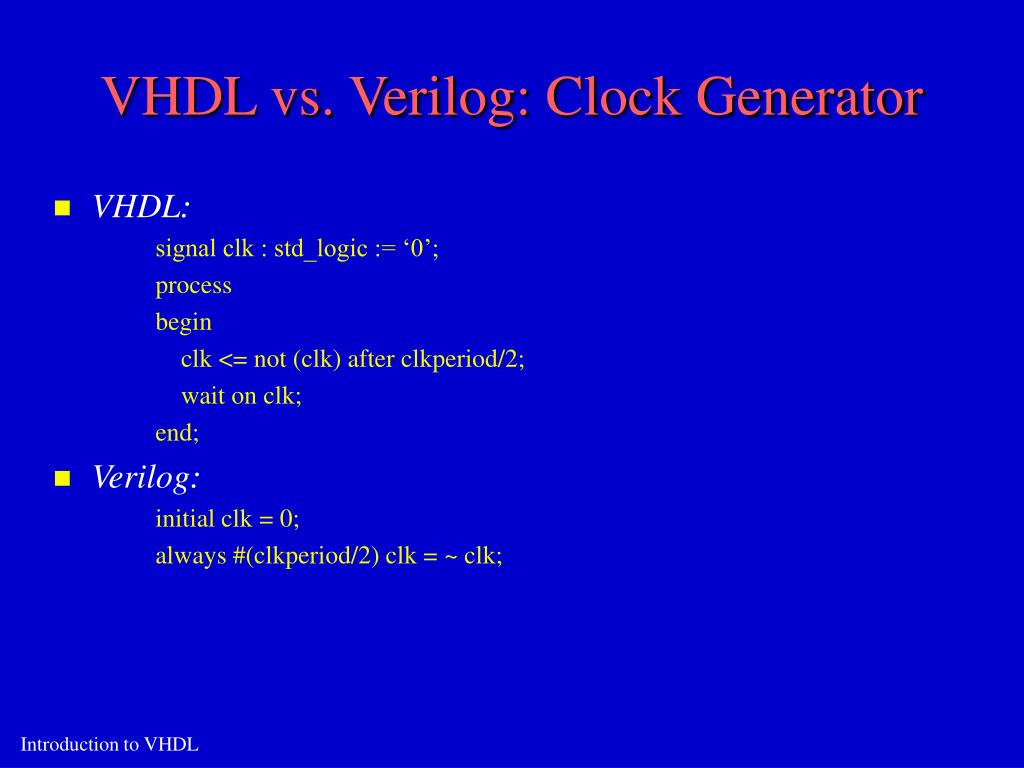 PPT VHDL PowerPoint Presentation, free download ID951325