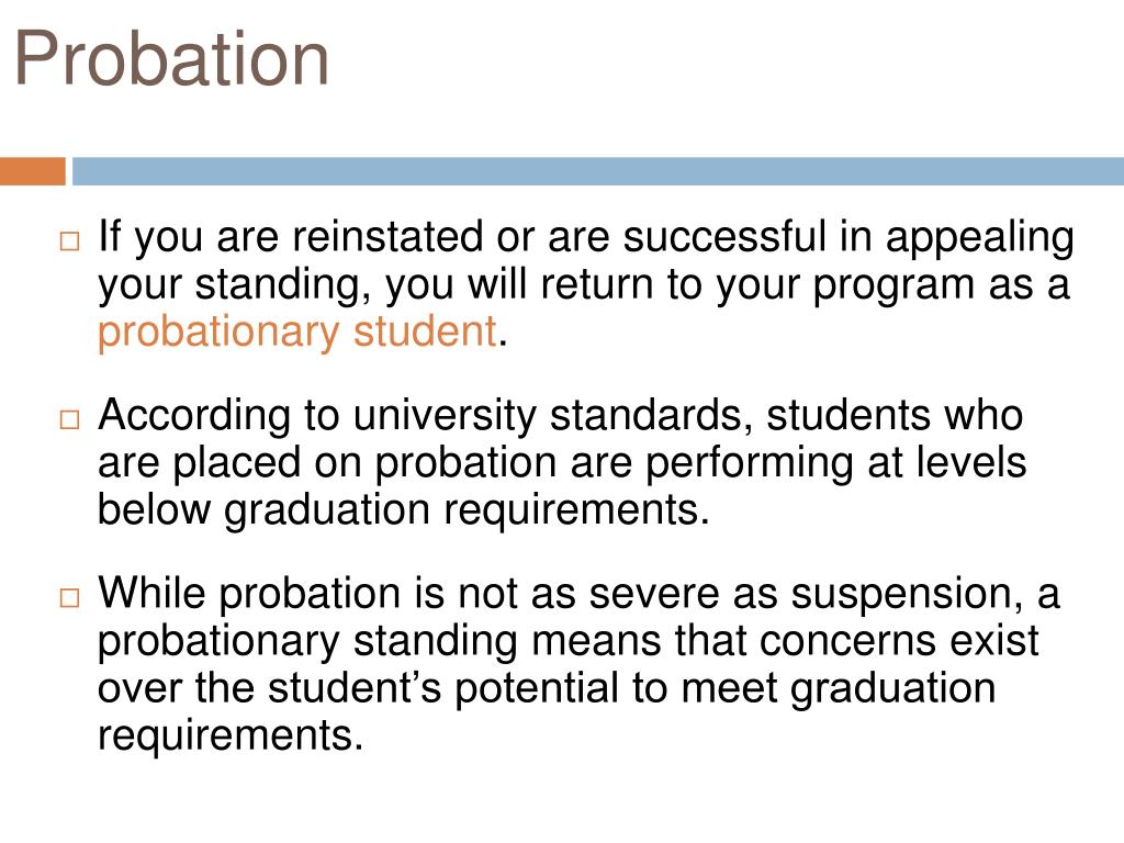 PPT Policies & Procedures on Suspension, Probation and Withdrawn