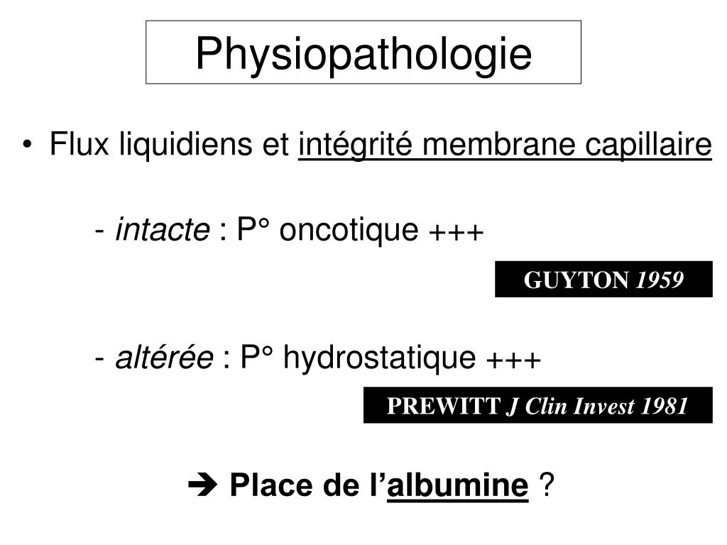PPT Albumine dans le choc septique… PowerPoint
