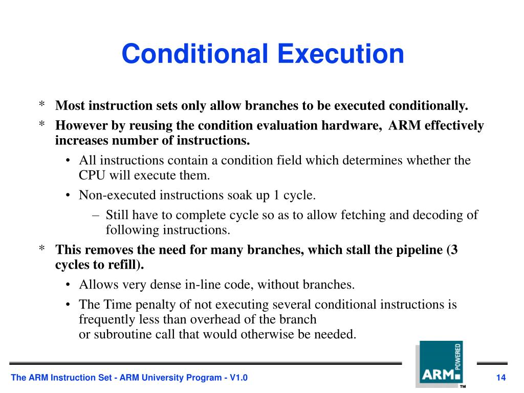 PPT The ARM Instruction Set PowerPoint Presentation, free download