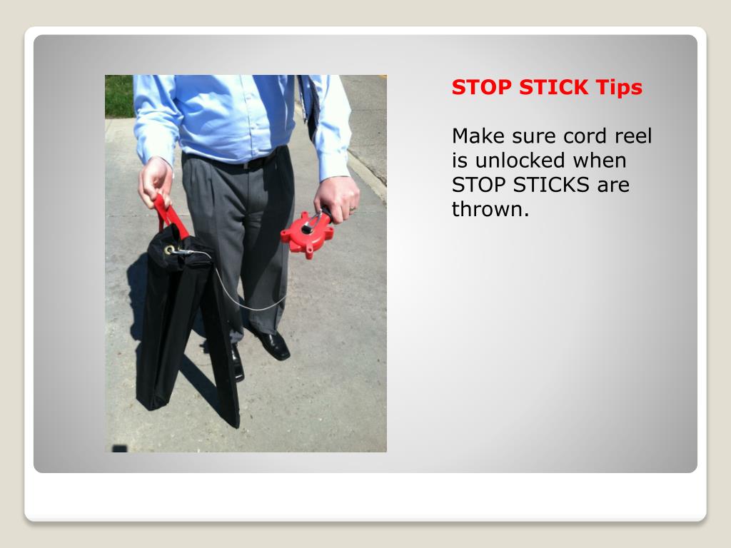 PPT STOP STICK TRAINING PowerPoint Presentation, free download ID954277