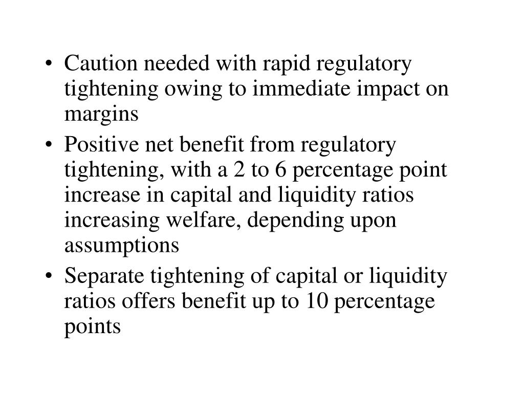 PPT OPTIMAL REGULATION OF BANK CAPITAL AND LIQUIDITY PowerPoint