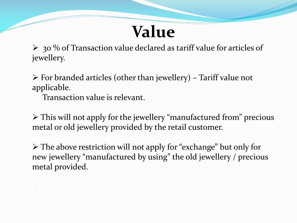 PPT EXCISE LEVY ON JEWELLERY SECTOR PowerPoint Presentation, free
