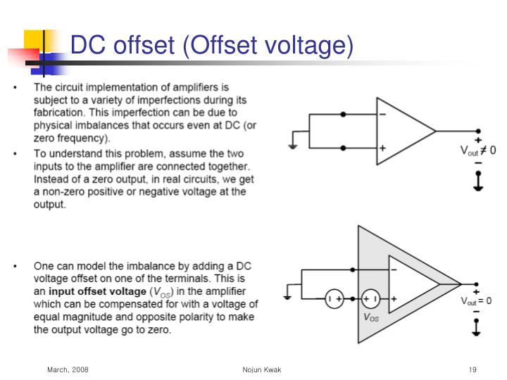 PPT 전자 회로 1 Lecture 3 (OpAmp II) PowerPoint Presentation ID960519