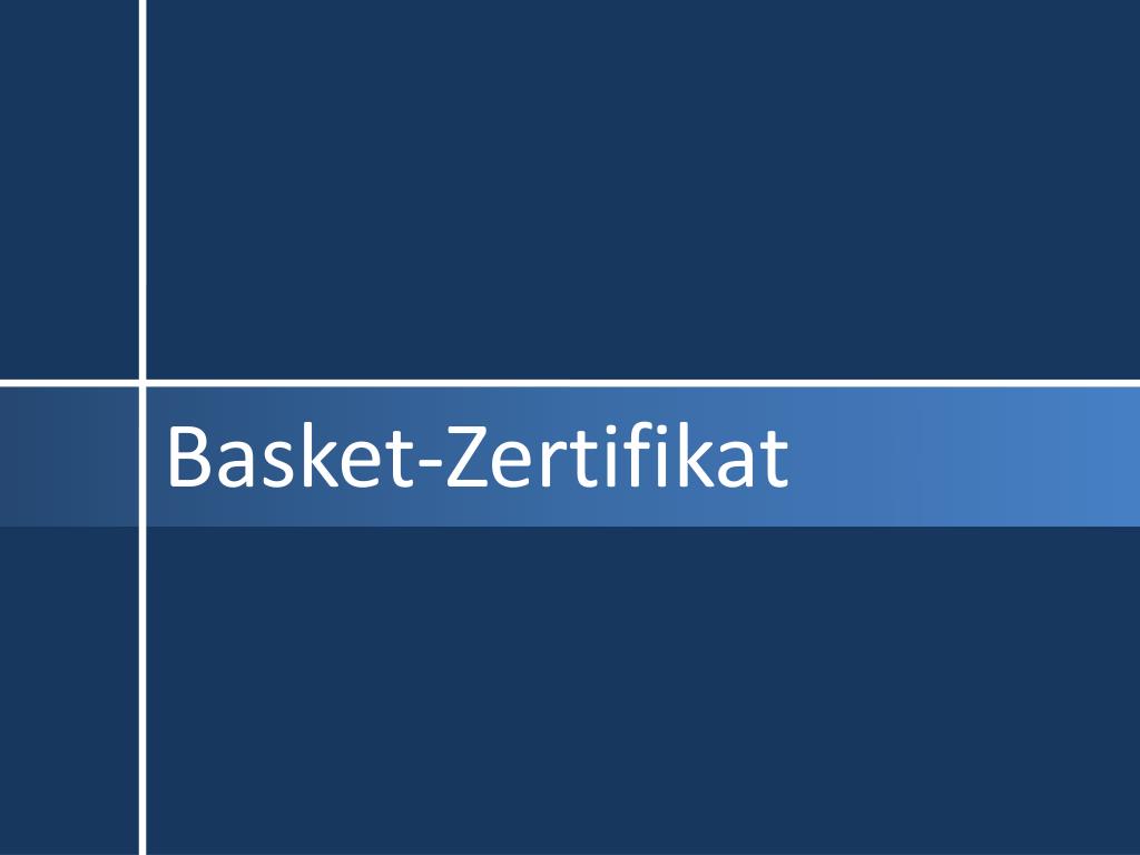 PPT BasketZertifikat PowerPoint Presentation, free download ID964156