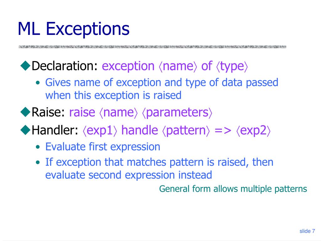 PPT Exceptions PowerPoint Presentation, free download ID965898