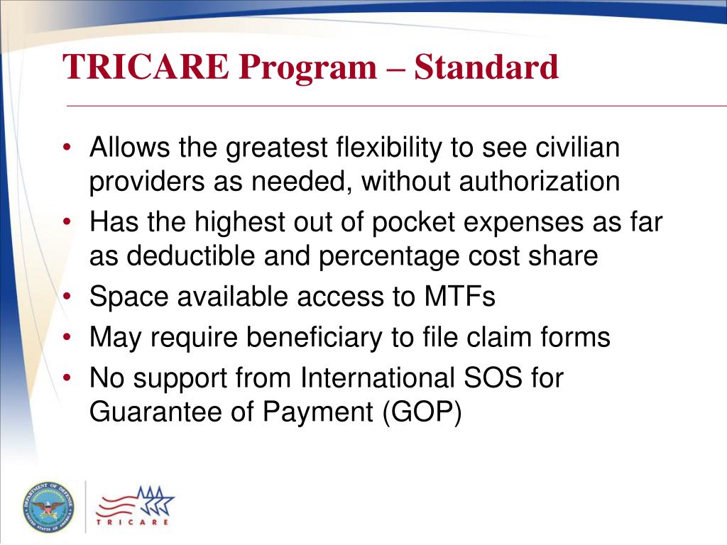 PPT TRICARE PROGRAM PowerPoint Presentation, free download ID968716