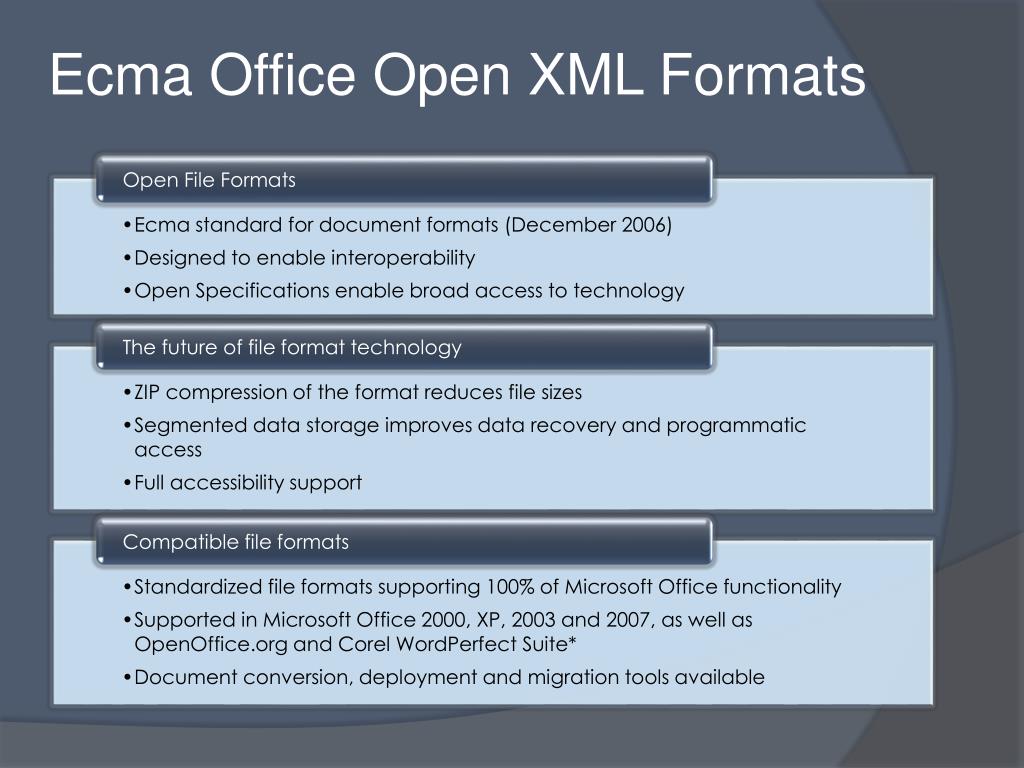 PPT Overview of Open XML PowerPoint Presentation, free download ID