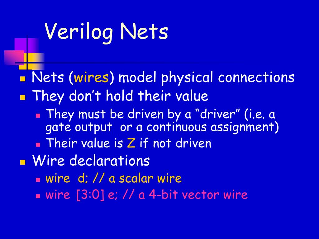 PPT Verilog Basics PowerPoint Presentation, free download ID970632