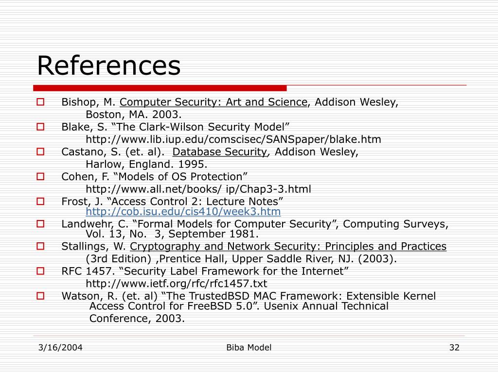 PPT - Biba Integrity Model PowerPoint Presentation, free download - ID
